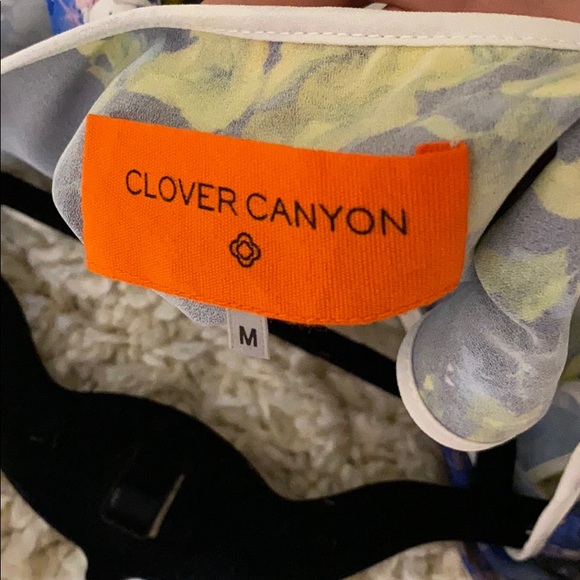 Clover cannon open back blouse tank - Picture 3 of 3